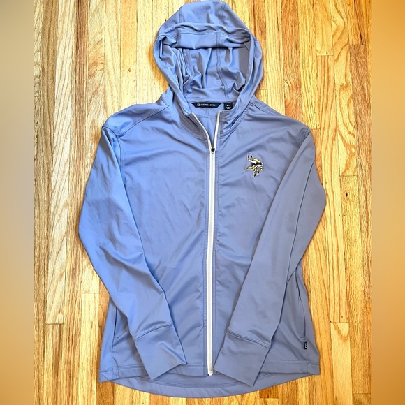 Cutter & Buck light purple Vikings Zip-Up Jacket - Picture 1 of 9
